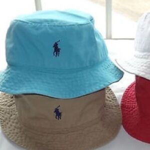 Polo Ralph Lauren Bucket Beach Golf Fishing Hat Turquoise Blue Size S/M